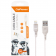 Кабель GoPower GP01L USB (m)-Lightning (m) 1.0м 2.4A ПВХ белый (1/800) [00-00018567]