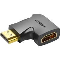 Переходник Адаптер-Vention HDMI v2.0 19M/19F угол 270 [AIQB0]