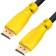 Кабель GCR 1.5m HDMI версия 1.4, черный, желтые коннекторы, OD7.3mm, 30/30 AWG, позолоченные контакты, Ethernet 10.2 Гбит/с, 3D, 4K GCR-HM340-1.5m, экран [GCR-HM340-1.5m]