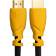 Кабель GCR 1.5m HDMI версия 1.4, черный, желтые коннекторы, OD7.3mm, 30/30 AWG, позолоченные контакты, Ethernet 10.2 Гбит/с, 3D, 4K GCR-HM340-1.5m, экран [GCR-HM340-1.5m]