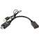 Кабель-переходник HDMI(M) +USB- DP(F) 0.15m  4K*60Hz VCOM[CG599E]
