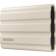 Внешние HDD и SSD Samsung External SSD T7 Shield, 1TB, Type C-to-C/A, USB 3.2 Gen2, R/W 1050/1000MB/s, IP65, 88x59x13mm, 98g, Beige (12 мес.) [MU-PE1T0K/WW]