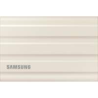 Внешние HDD и SSD Samsung External SSD T7 Shield, 1TB, Type C-to-C/A, USB 3.2 Gen2, R/W 1050/1000MB/s, IP65, 88x59x13mm, 98g, Beige (12 мес.) [MU-PE1T0K/WW]