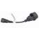 Кабель/ Powercom SCUT IEC-320 C14 to Socket Type-F 250V 10A