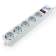 Фильтр-удлинитель Power Cube B 1.9 м 5 розеток (серый) 10А/2,2кВт/ Surge protector Power Cube B 1.9 m 5 outlets (gray) 10A / 2.2kW
