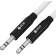 Кабель GCR 3.0m аудио jack 3.5mm/jack 3.5mm белый, AL case черный, M/M, GCR-54752 [GCR-54752]
