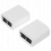 Сплиттер Vention RJ45 F / 2хRJ45 F 8p8c (2шт.) Белый