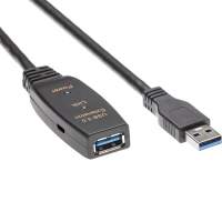 Кабель-адаптер USB3.0-repeater, удлинительный активный Am-Af 10м iOpen (Aopen/Qust)ACU827A-10M
