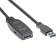 Кабель-адаптер USB3.0-repeater, удлинительный активный Am-Af 10м iOpen (Aopen/Qust)ACU827A-10M