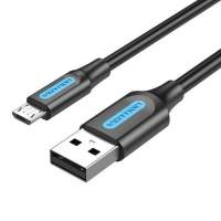 Кабель Vention USB 2.0 AM/micro B 5pin - 2м Черный [COLBH]