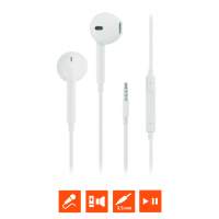 Гарнитура Наушники вставные GoPower GPHP05 белый [00-00022770]