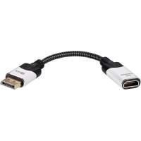 Адаптер DisplayPort(M) - HDMI(F) 0.15m 8K@60Hz VCOM [CG6218M-0.15]