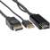Кабель-переходник HDMI(M) +USB- DP(M)  4K*60Hz 1.8M, VCOM [CG599AC-1.8M]