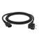 Кабель GCR PROF 10.0m, Евровилка угловая - С13, 3*1,0mm, черный, GCR-54381 [GCR-54381]
