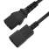 Удлинитель GCR PROF 10.0m, С13 - С14, черный, 3*1,0mm, GCR-54341 [GCR-54341]