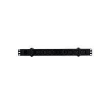 БРП Uniprom, базовый, 1U, 240В, 1Ф, 16A, 10xC13 2xC19, 2м кабель, IEC320 C20