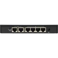 Коммутатор/ Unmanaged Switch 6x100Base-TX (4x100Base-TX PoE), PoE Budget 60W, Long-range PoE up to 250m, metal case