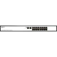 Коммутатор / Unmanaged Switch 16x100Base-TX PoE, 2x1000Base-T, PoE Budget 190W, Long-range PoE up to 250m, 19