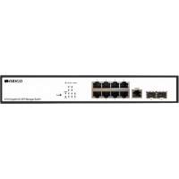 Коммутатор / Managed L2 Switch 8x1000Base-T, 2x1000Base-X SFP, RJ45 Console, 19