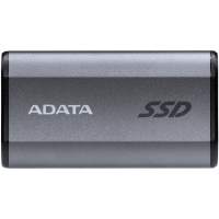 Твердотельный накопитель ADATA External SSD SE880, 500GB, Type-C, USB 3.2 Gen2х2, up to R/W 2000/2000 MB/s, 64.8x35x12.5mm, Titanium Gray (5 лет) [AELI-SE880-500GCGY]