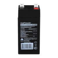 Аккумулятор свинцово-кислотный GoPower LA-445 4V 4.5Ah (1/20)
