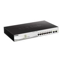 Коммутатор/ Smart L2 Switch 8х1000Base-T PoE, 2х1000Base-X SFP, PoE Budget 130W, Compact CLI