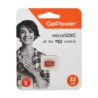 Карта памяти microSD GoPower 32GB Class10 UHS-I (U3) 80 МБ/сек V10 без адаптера [00-00025680]