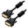 Кабель GCR PROF 5.0m DVI-D, черный, GOLD, ферритовые кольца, OD 8.5mm, 28 AWG, DVI/DVI, 25M/25M, двойной экран [GCR-54235]