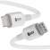 Кабель GCR PREMIUM 1.0m TypeC/Lightning MFI POWER DELIVERY 18 W, быстрая зарядка, белый силикон, AL case белый, белый ПВХ, GCR-53533 [GCR-53533]