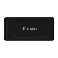 Твердотельный накопитель Kingston External SSD XS1000, 1000GB, Type-C/A, USB 3.2 Gen 2, R/W 1050/1000MB/s, 70x33x14mm, 29g., Black (5 лет) [SXS1000/1000G]