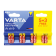 Батарейка Varta LONGLIFE MAX POWER (MAX TECH) LR03 AAA BL8 Alkaline 1.5V (4703) (8/160) [04703101428]