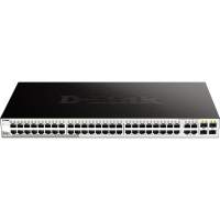 DGS-1210-52/FL Managed L2 Switch 48x1000Base-T, 4xCombo 1000Base-T/SFP, Surge 6KV, CLI