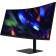 Монитор ACER CZ342CURVbmiphuzx 34'', ZeroFrame, Curved 1000R Black, 21:9, VA, 3440x1440, 1 / 0,5ms, 300cd, 180Hz, 1xHDMI(2.0) + 1xDP(1.4) + 1xType-C(65W) + Audio out + USB2.0+USB-B (2up 2down), Speakers 3Wx2, FreeSync Premium, HDR 10, H.Adj. 110, Delta E<