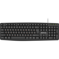 Клавиатура Defender проводная Concept HB-164 RU,черный,104+FN,1.8м [45164]