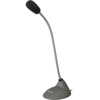 Микрофон Defender MIC-111 серый, кабель 1,5 м [64111]