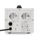 Стабилизатор POWERMAN AVS 1000D, ступенчатый регулятор, цифровые индикаторы уровней напряжения, 1000ВА, 140-260В, максимальный входной ток 7А, 2 евророзетки, IP-20, напольный,  200мм х 150мм х 140мм, 2,3 кг./ Stabilizer POWERMAN AVS 1000D, step-type regul