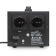 Стабилизатор POWERMAN AVS 1000D, черный, ступенчатый регулятор, цифровые индикаторы уровней напряжения, 1000ВА, 140-260В, максимальный входной ток 7А, 2 евророзетки, IP-20, напольный,  200мм х 150мм х 140мм, 2,3 кг./ Stabilizer POWERMAN AVS 1000D, black,