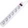Сетевой фильтр Defender DFS 153 3 м, белый, 6 розеток/ Surge Protector Defender DFS 153 3m, white, 6 outlets