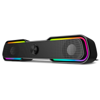 Компьютерная акустическая система Sven 450, черный (10 Вт, питание USB, Bluetooth, подсветка) [SV-020958]