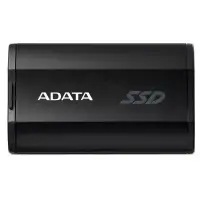 Твердотельный накопитель ADATA External SSD SD810, 4000GB, Type-C, USB 3.2 Gen2х2, up to R/W 2000/2000 MB/s, 72.7x44x12.2mm, Black (5 лет) [SD810-4000G-CBK]