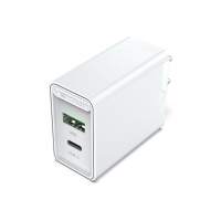 Сетевое З/У Vention на 2 порта USB (A+C) QC 4.0 Белый [FBBW0-EU]