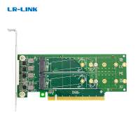 Серверный адаптер LR-Link PCIe x16 to 4-Port M.2 NVMe SSD Adapter [LRNV95NF-L]