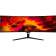 Монитор ACER EI491CRSBMIIIPHX 49'', ZeroFrame Yes, Curved 1800R Black, 32:9, VA, 3840x1080, 4ms, 400cd, 144Hz, 1xHDMI(2.0) + 2xHDMI(1.4) + 1xDP(1.2) + Audio Out, Speakers 3Wx2, sync: FreeSync Premium Pro, hdr: HDR 400, hadj 95