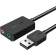 Звуковая карта Vention USB, Черная [CDYB0]