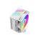 Кулер для процессора PcCooler R400 ARGB WH (180W, 4-pin PWM, 133mm, Al/Cu, 4x6mm, ARGB, 1x92mm, 40.94CFM, 30dBA, 2200RPM, S: 1851/1700/1200/115X, AM5/AM4, white) [R400 ARGB WH]