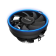 Кулер для процессора PcCooler E126M B (92W, 4-pin PWM, 70mm, Al/Cu, -mm, Blue LED, 1x120mm, 56CFM, 26.5dBA, 1800RPM, S: 1700/1200/115X, AM5/AM4, black) [E126M B]