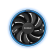 Кулер для процессора PcCooler E126M B (92W, 4-pin PWM, 70mm, Al/Cu, -mm, Blue LED, 1x120mm, 56CFM, 26.5dBA, 1800RPM, S: 1700/1200/115X, AM5/AM4, black) [E126M B]