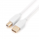 Кабель GoPower USB A (m)-USB B (m) 1.8м ПВХ белый Premium Zip-Lock c подвесом (1/200) [00-00028931]