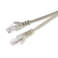 Патч-корд GoPower RJ-45 (m)-RJ-45 (m) 20.0м кат.5е ПВХ 26AWG CCA серый в пакете (1/20)