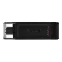 Флэш USB Kingston 256B USB-C 3.2 Gen 1 DataTraveler 70 [DT70/256GB]